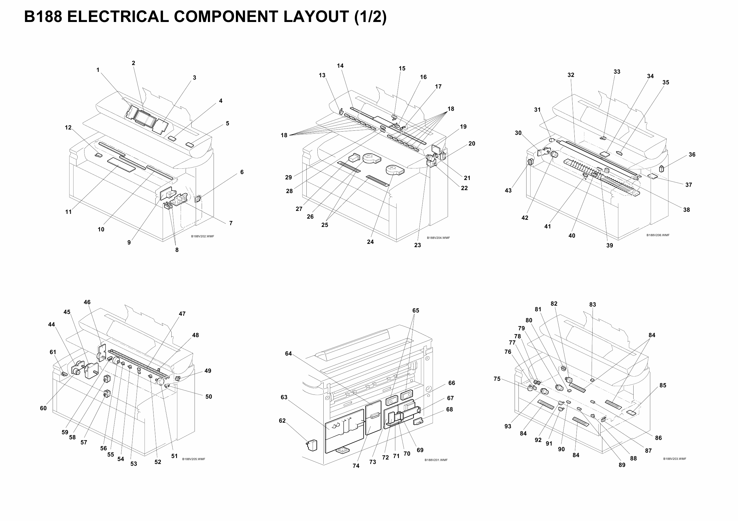 RICOH Aficio 480W B188 Circuit Diagram-3